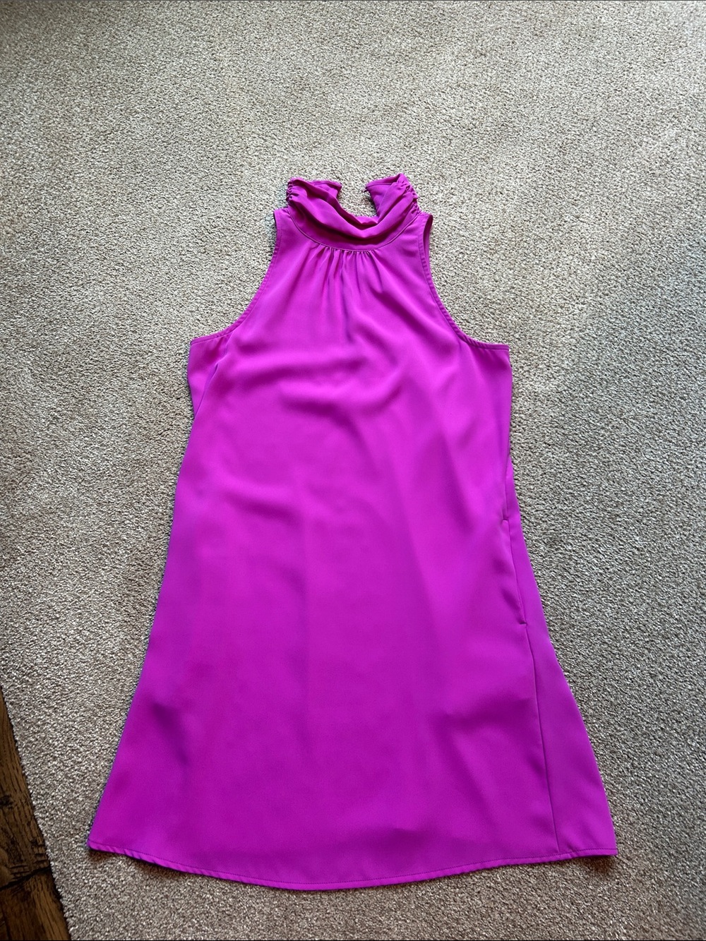 Women’s Sleeveless Mock Neck Shift Dress